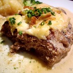 旬菜ステーキ処 らいむらいと - らいむらいと風チーズハンバーグ