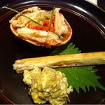 くろぎ - 香箱蟹の土佐酢掛け