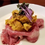 麺屋 六感堂 - 白い雲丹のように（冷製うにーくエスプーマ仕立て）