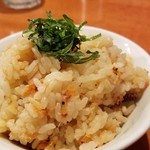 麺屋 六感堂 - タコと桜エビの炊き込みご飯