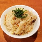 麺屋 六感堂 - タコと桜エビの炊き込みご飯