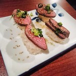 個室×肉バル×熟成肉 YOKUBAL - 牛タン寿司