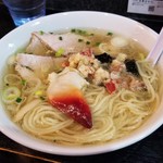 塩そば専門店 桑ばら - ホッキ貝と牛出汁つけそば