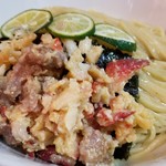 塩そば専門店 桑ばら - ホッキ貝と牛出汁つけそば