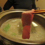 鮪や にばんめ - トロしゃぶしゃぶ