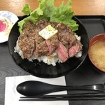 米沢 琥珀堂 - フィレステーキ丼 1,490円