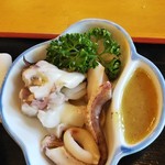 漁師食堂 - タコの酢味噌