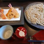 石臼挽き 手打蕎麦 みずき - 天ざる蕎麦