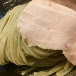 つけ蕎麦 中華蕎麦 尚念‏ - 全粒粉入りの麺と鶏チャーシュー