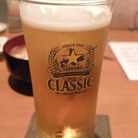 函館うに むらかみ 日本生命札幌ビル店 - 生ビール