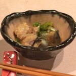 信州酒場 ことだま - 茄子の煮物(お通し)