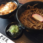 そば処　そば久 - カツ丼そばセット800円