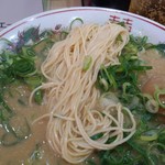 中華そば 花京 - 麺アップ