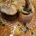 築地寿司清 - かますの炙り