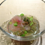 TTOAHISU - ＊金目鯛は6日間寝かせた品で円やかな旨みを感じます。 シグレットオイルやトマトとレモンジュレとともに頂くと爽やかテイスト。