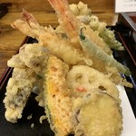 櫻屋 - 【2019.4.20】爆盛り天ぷら‼️