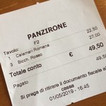 Ristorante Pizzeria Navona - Il conto