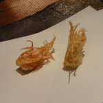 天ぷら 元吉 - ②海老の頭