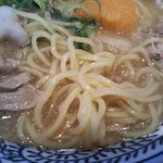 Marugen Ramen - 麺のアップ(2019年4月30日撮影)