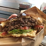 ザ グレイトバーガー スタンド - ダブルバーガー断面図