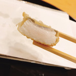 天ぷら 車 - 太刀魚・ほんのりレア