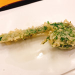 天ぷら 車 - こごみ