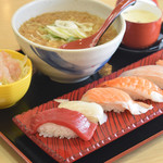 ランチメニュー きらら寿司 箱堤店 六丁の目 回転寿司 食べログ