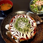 Tatsu-jin - お好み焼きランチ(750円)