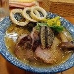 らーめん森や。 - 潮鰹そば・はるゆたか・カリフリチャーシューのみ・車麩増し