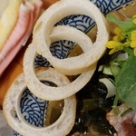 らーめん森や。 - 潮鰹そば・はるゆたか・カリフリチャーシューのみ・車麩増し