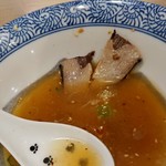 らーめん森や。 - 潮鰹そば残り汁