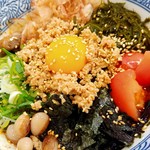 らーめん森や。 - アカモクの辛い混ぜそば