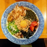 らーめん森や。 - アカモクの辛い混ぜそば