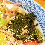 らーめん森や。 - アカモクの辛い混ぜそば