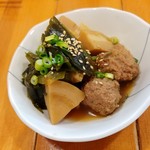 らーめん森や。 - ホタテの貝柱のしぐれ煮