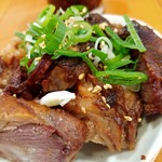 らーめん森や。 - たけのこと黒富士鶏の鶏団子の煮物