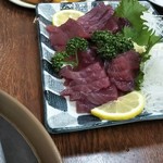 やきとり鳥かつ - もち鰹。刺身としゃぶしゃぶで！ここは何屋さんだっけ？