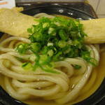 うどん 丸香 - かけ（温）＋上天