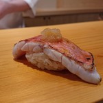 鮨 あらい - 金目鯛の皮