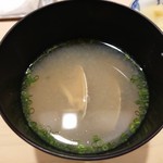 鮨 あらい - あさりの味噌汁