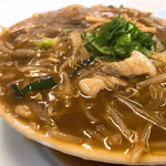 Hiroshi Shokudou - 野菜たっぷりスープに中には冷たい麺、でも熱々で食べれます。