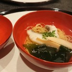 馬車道 大かわ - アイナメ葛打ち