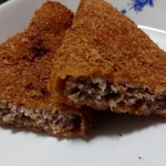 杉本精肉店 - ミンチカツの断面