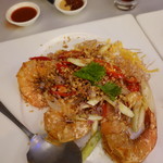 竹家莊避風塘漁家料理 - 海老の揚げたもの(19-05)