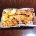 大盛りバカの店 もりもり弁当 - 唐揚げ12個入りパック(持ち帰り)