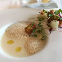 ル・ニコ・ア・オーミナミ - ホワイトアスパラガスの冷製ポタージュ