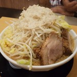 Mengou Oriku Ra - 織蔵ラーメン  800円 ＋ 大盛  50円
                        野菜・ニンニク・脂  オール増し々