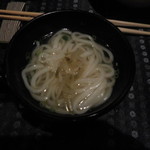 瀬里奈 - 　〆のうどんです。