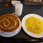 インド料理 ラクスミ - 日替わり　チキンとナスとキノコ