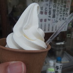 おいち茶屋 - 普通のソフトクリーム